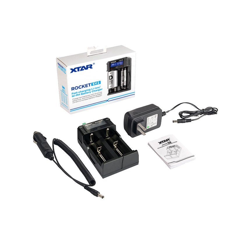 Xtar Cargador Carga Rapida Baterias Ion-Litio/Ni-M