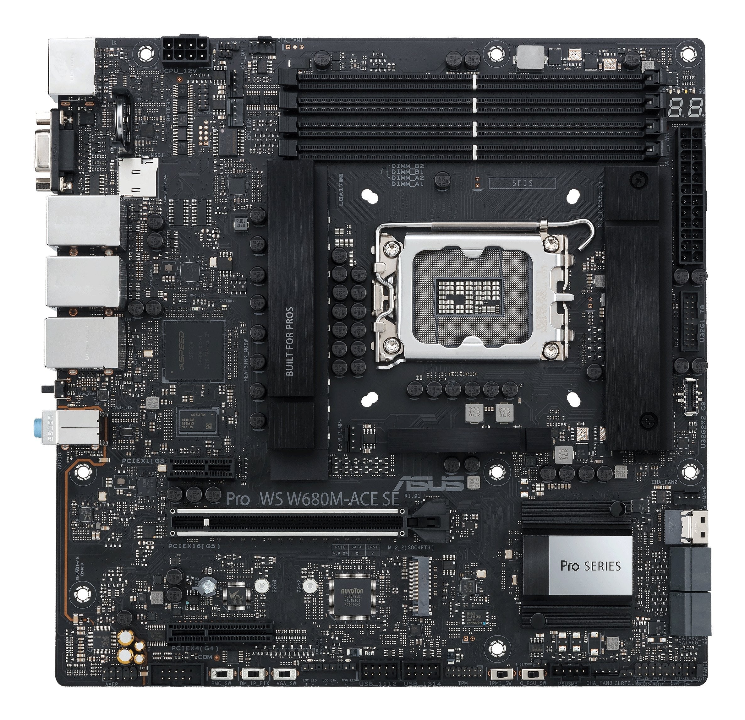 EAN 4711387298190 - ASUS PRO WS W680M-ACE SE Intel W680 LGA 1700 micro ATX imagen 1