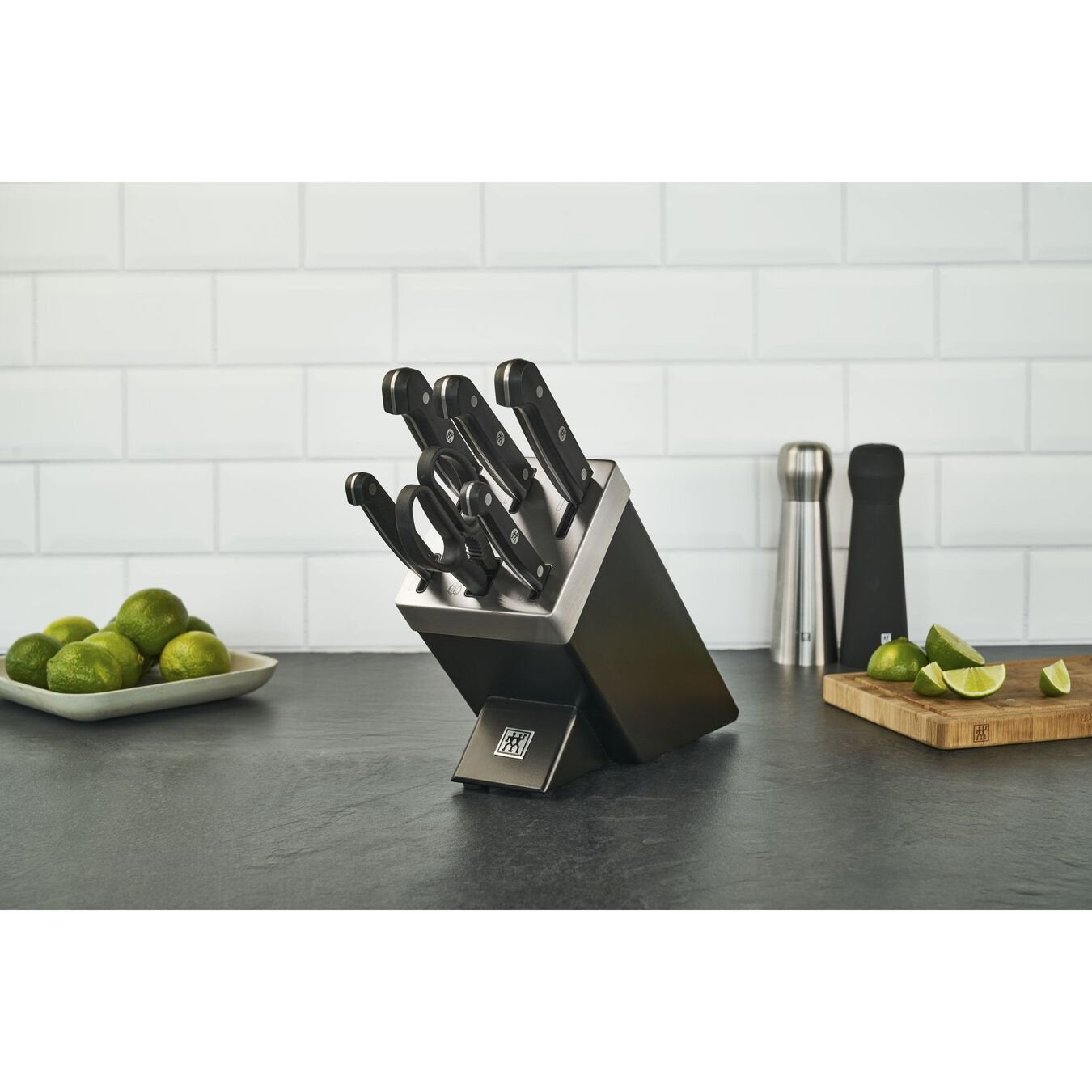Zwilling Self-Sharpening Selfsharpening Knife Block Set 7pcs Negro Negro 36133-210-0 361332100 (36133-210-0)