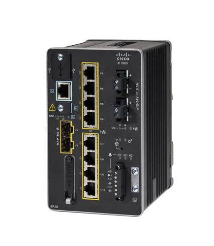 Cisco Ie-3200-8p2s-E Switch Gestionado L2 Fast Ethernet (10/100) Energía Sobre Ethernet (Poe) Negro