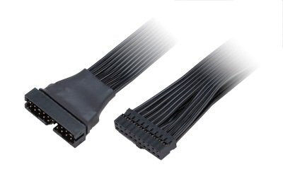 Akasa Cable Ak-Cbub45-15bk 19-Pin (Str)(W) Usb Auf 19-Pin (Str)(M) Lp Intern 15cm