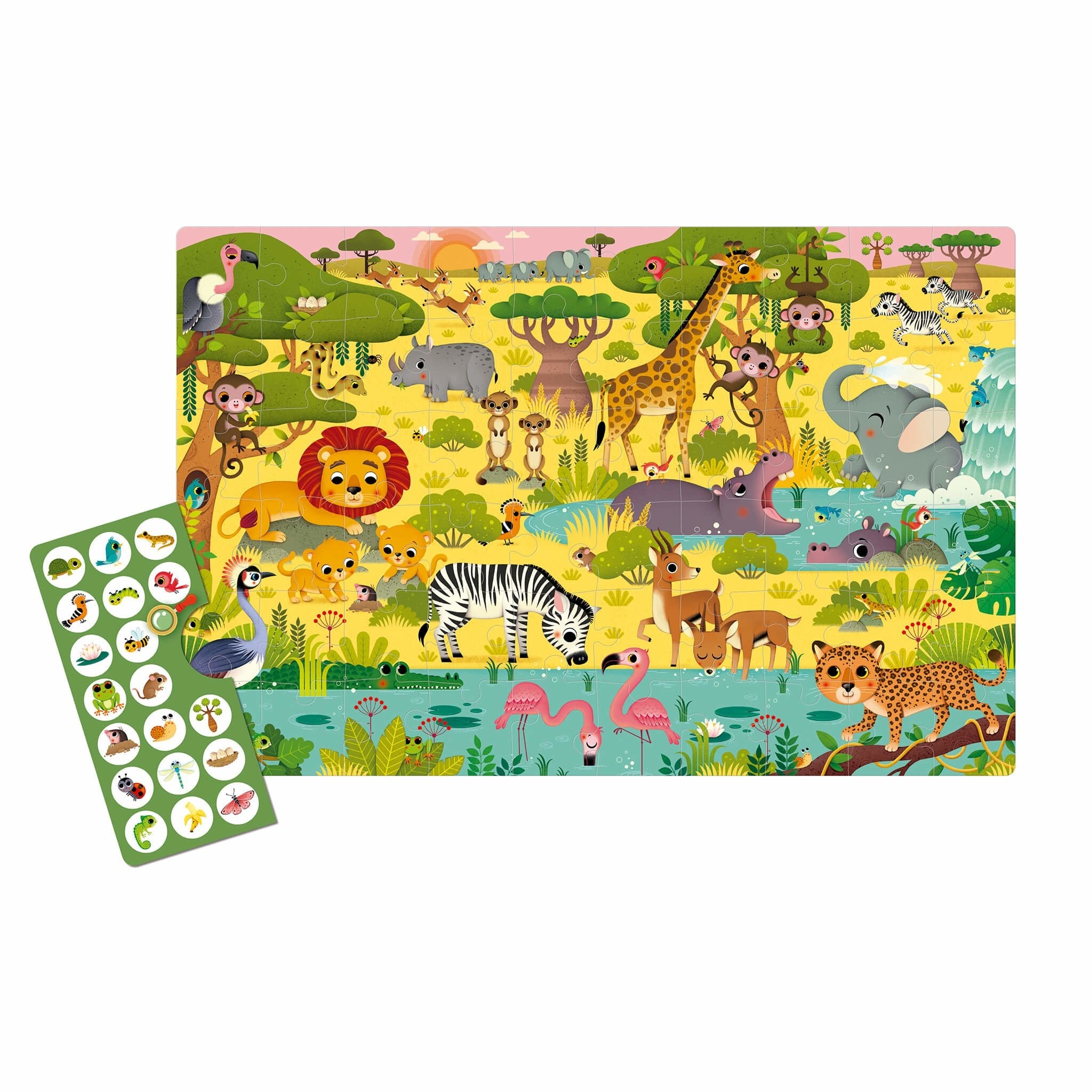 Apli Puzzle Observación Junior Selva 60 Piezas +4 Años