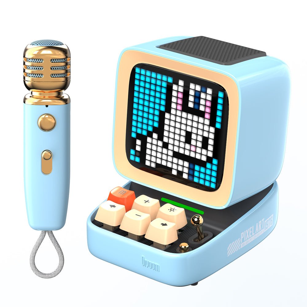 Divoom Ditoo Altavoz Bluetooh Con Microfono Azul