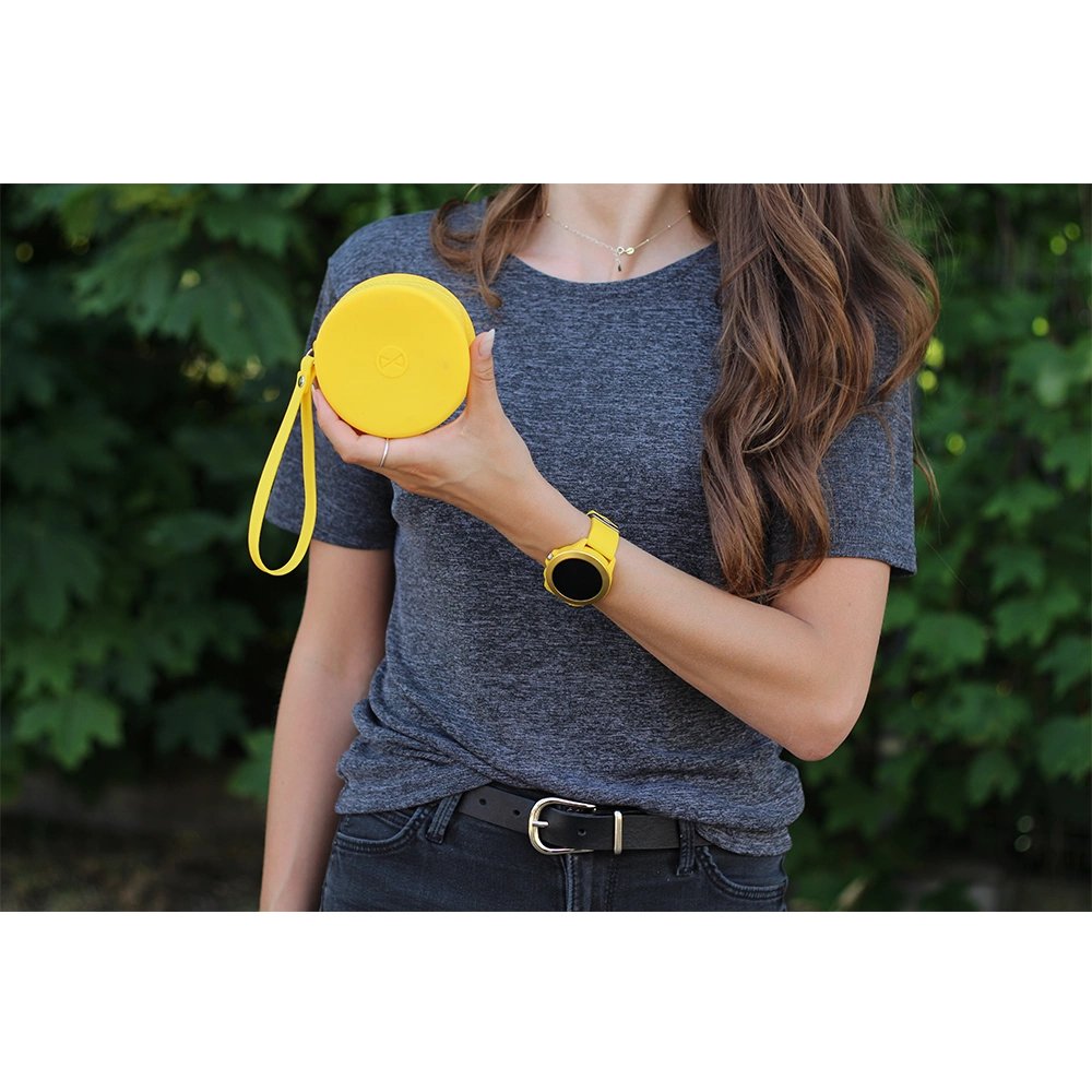 Smartwatch Forever Colorum Cw-300 Notificaciones Frecuencia Cardíaca Amarillo