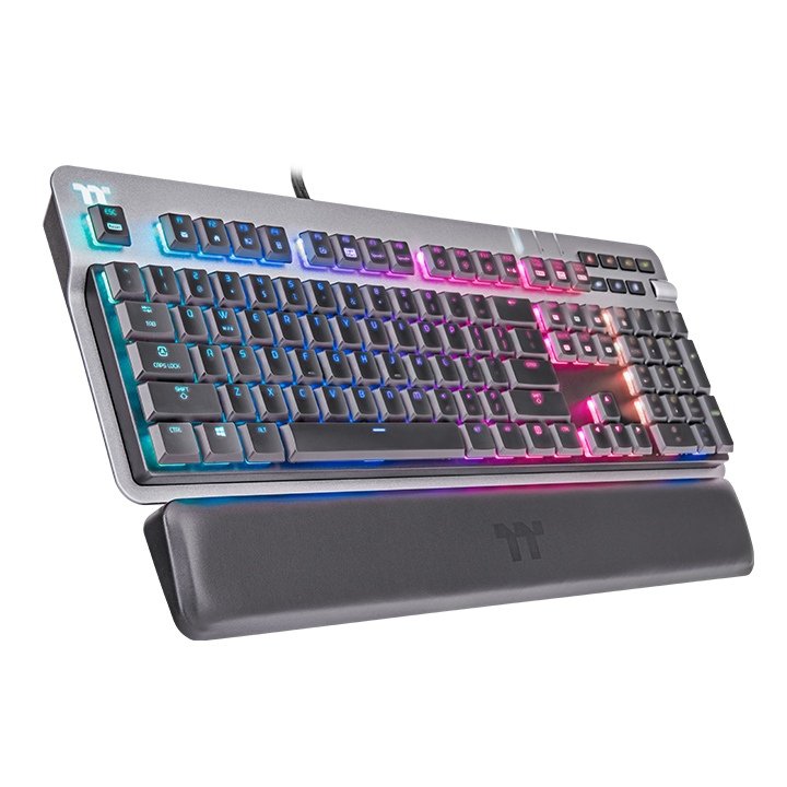 Teclado (Alemán) Thermaltake Argent K6 Rgb, Gkb-Kb6-Lssrgr-01 Alemán