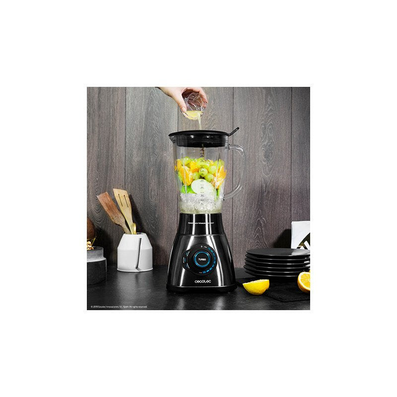 Batidora De Vaso Power Black Titanium 1800 Smart 1800w 9 Velocidades Capacidad 1.8l