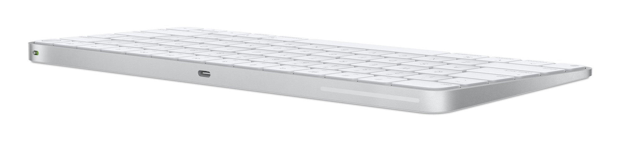 Apple Magic Keyboard Con Touch Id, Teclado Plateado/Blanco, Disposición Hu, Para Modelos Mac Con Chip Apple Mxck3mg/A