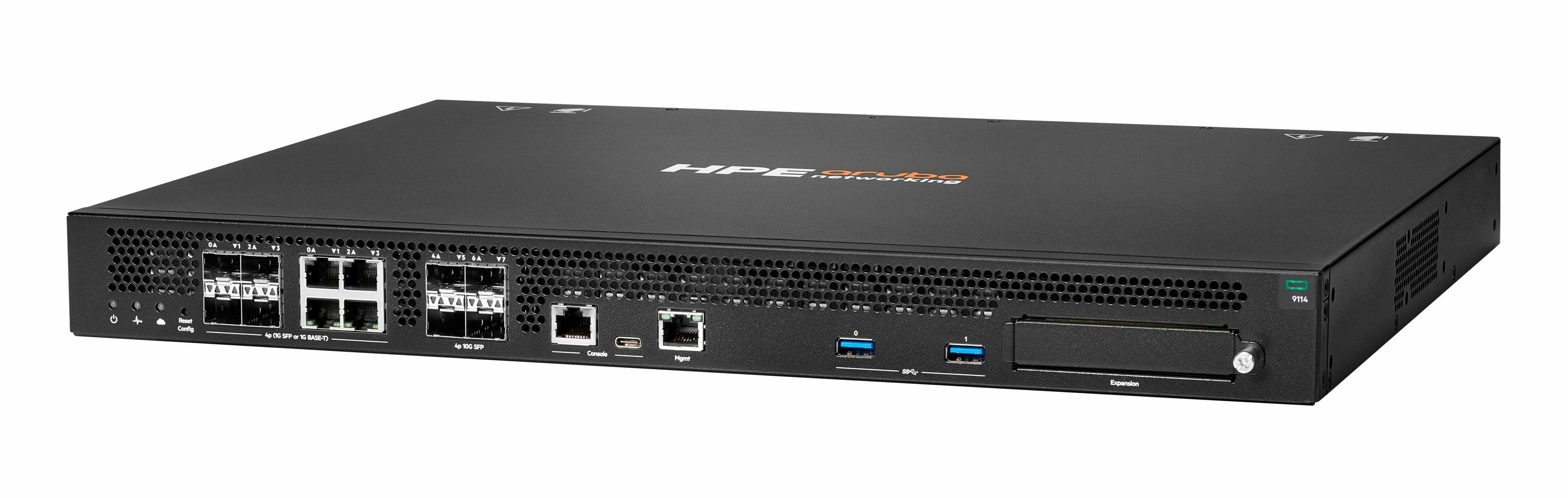 Hpe Aruba Networking 9114 4x Sfp+ 4x Combo 1x Expansion Slot Hybrid Gateway Eu