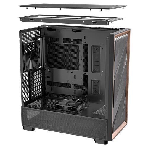 EAN 0761345101776 - Antec FLUX SE Midi Tower Negro, Madera imagen 16