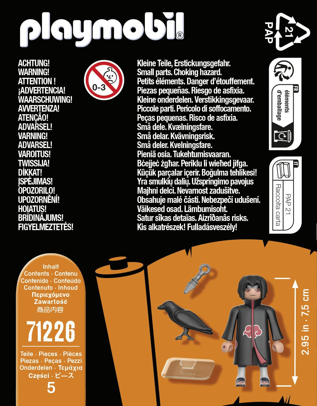 Playmobil 71226 Naruto Shippuden - Itachi Akatsuki