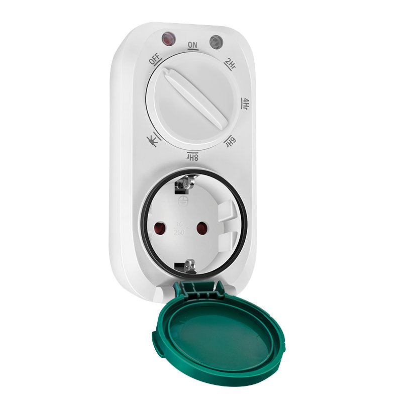 Logilink Enchufe Con Temporizador  Con Sensor Crepúsculo, Ip44, Outd