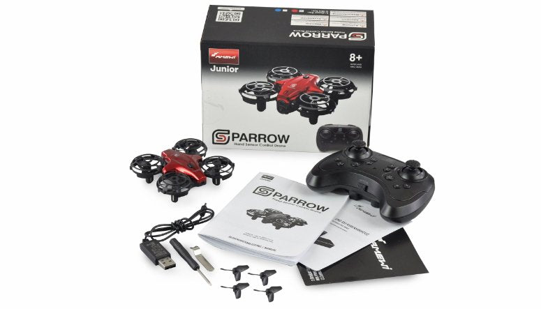 EAN 4260768517141 - Amewi 25324 dron con cámara Minidrón 300 mAh Negro, Rojo imagen 2