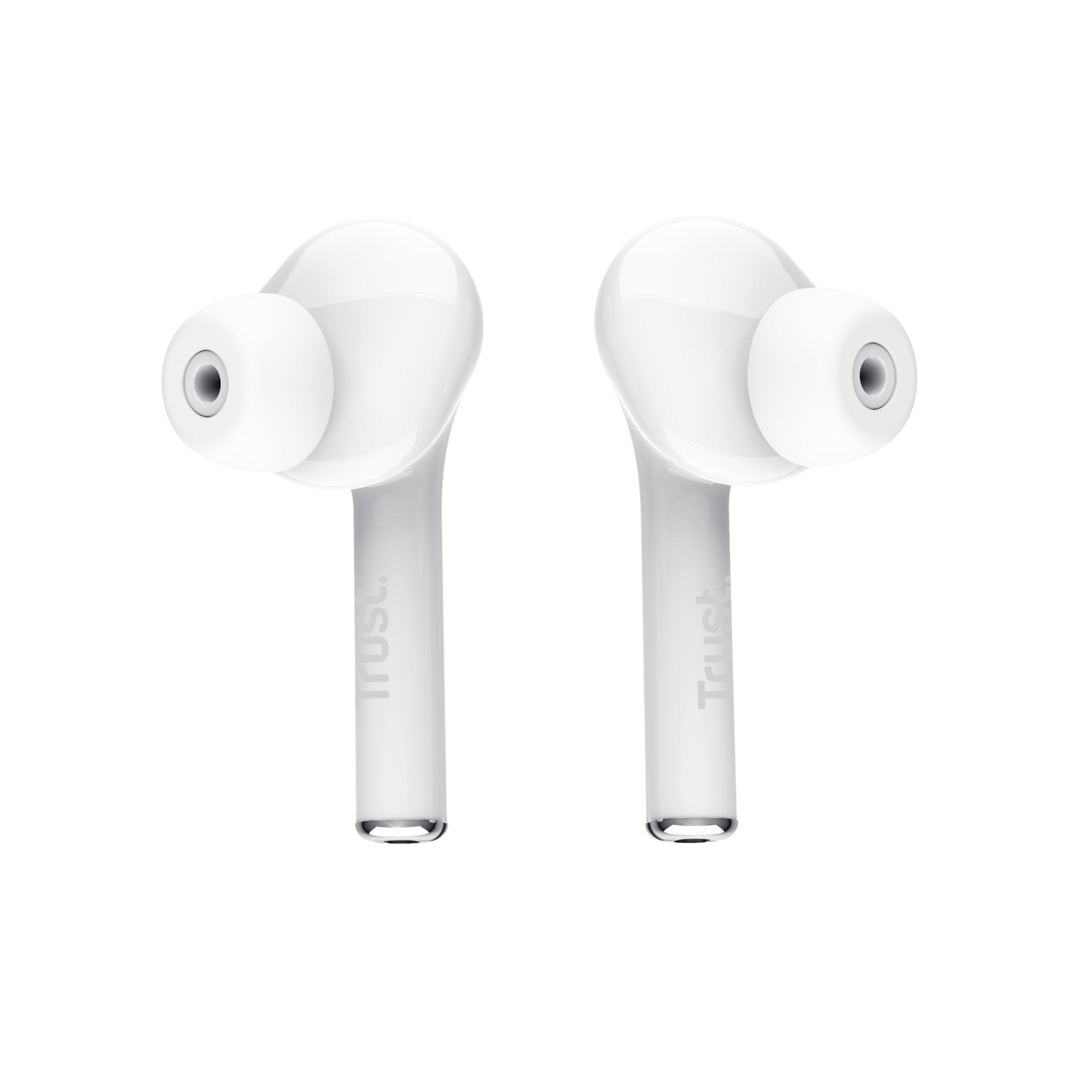 Auriculares Bluetooth Trust Nika Touch Con Estuche De Carga Autonomía 6h Blancos