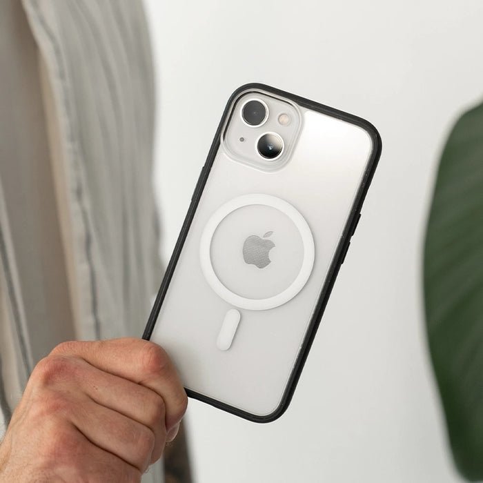 Woodcessories Funda Transparente Magsafe Iphone 15 Blanco