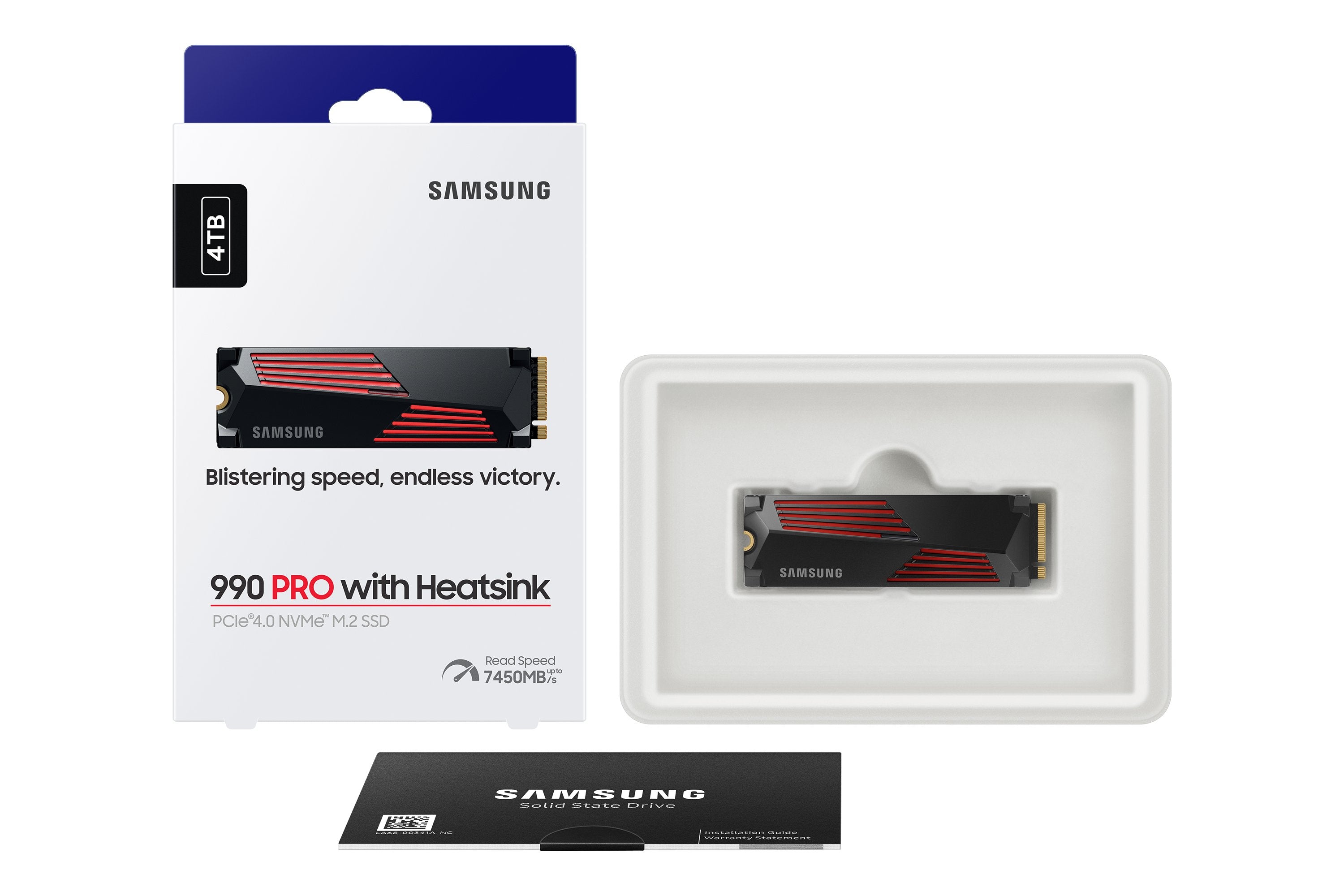 Samsung 990 Pro M.2 4 Tb Pci Express 4.0 V-Nand Tlc Nvme Mz-V9p4t0gw