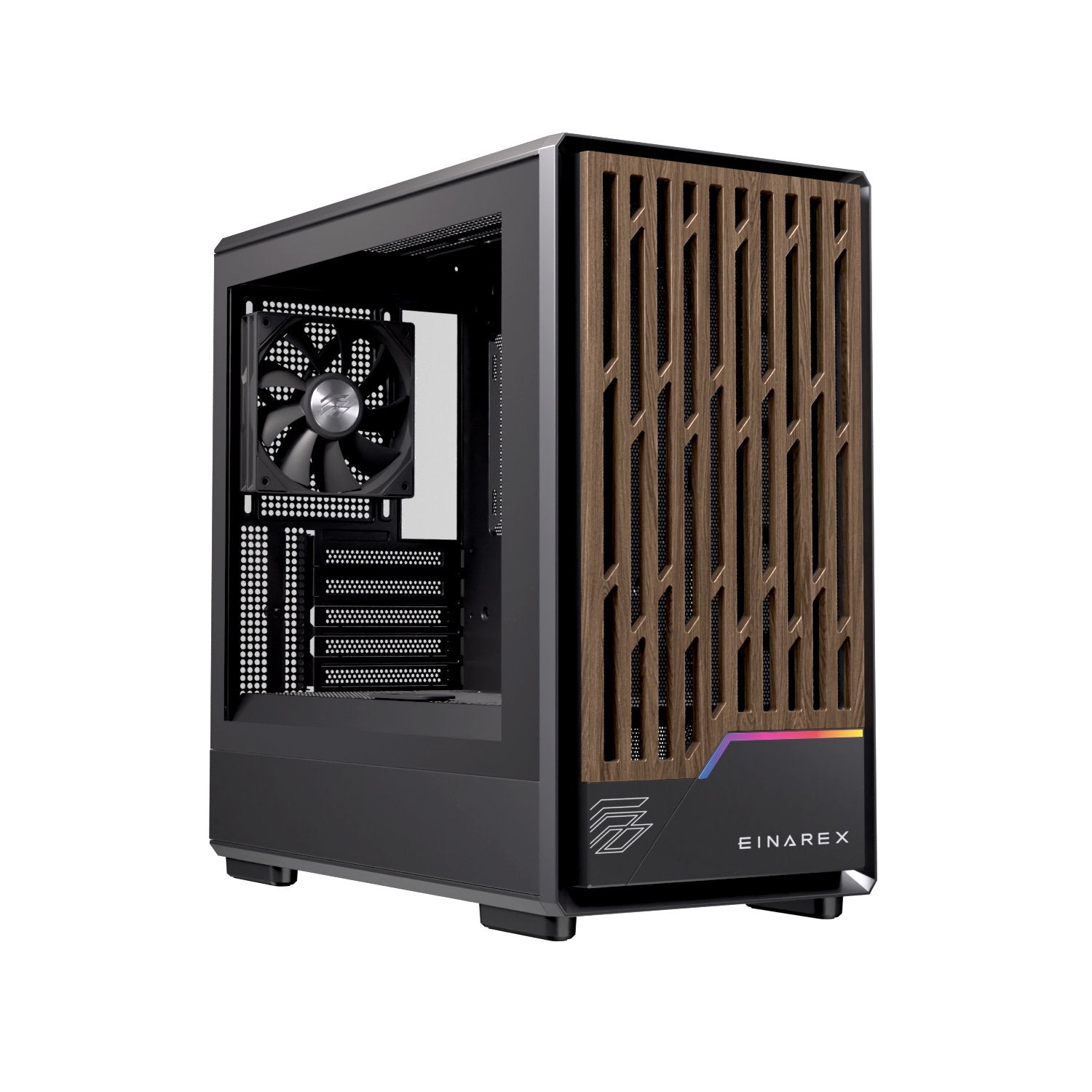 EAN 6977277363685 - Einarex EXCS-PM-400C-B carcasa de ordenador Midi Tower Negro imagen 2