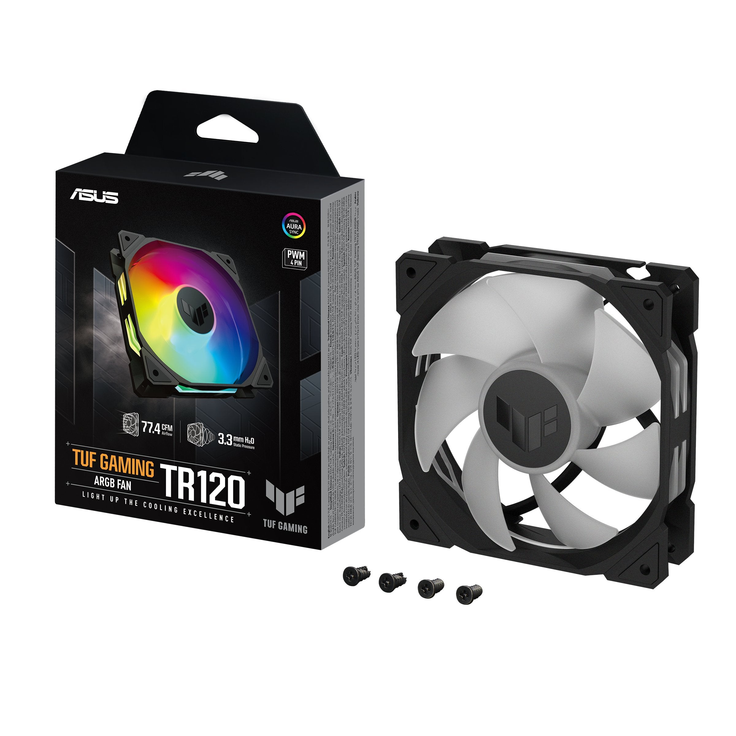 EAN 4711387297261 - ASUS TUF Gaming TR120 ARGB Fan - Single Pack Carcasa del ordenador Ventilador 12 cm Negro imagen 1