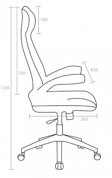 EAN 8429368000699 - Archivo 2000 6493 NE silla de oficina y de ordenador Asiento acolchado Respaldo de malla imagen 6