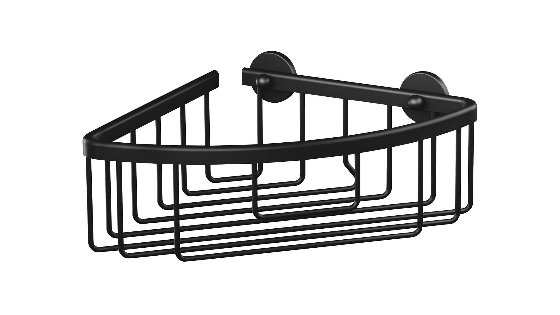 EAN 4063565111440 - TESA ALUXX BLACK Aluminio Montado en pared Cesta de ducha imagen 1