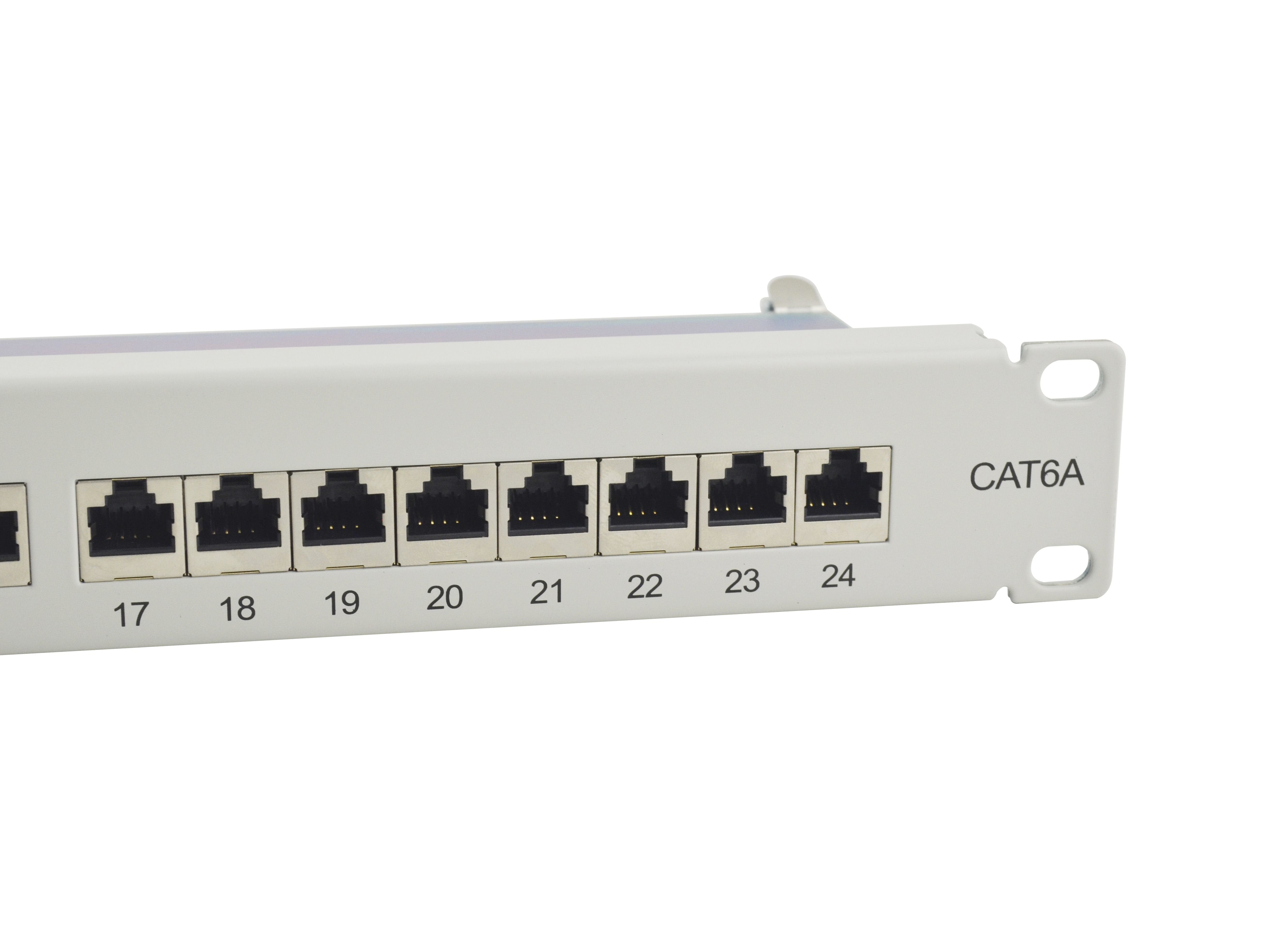 Equip Patchpanel  24x Rj45 Cat6a 19" 1he Gris