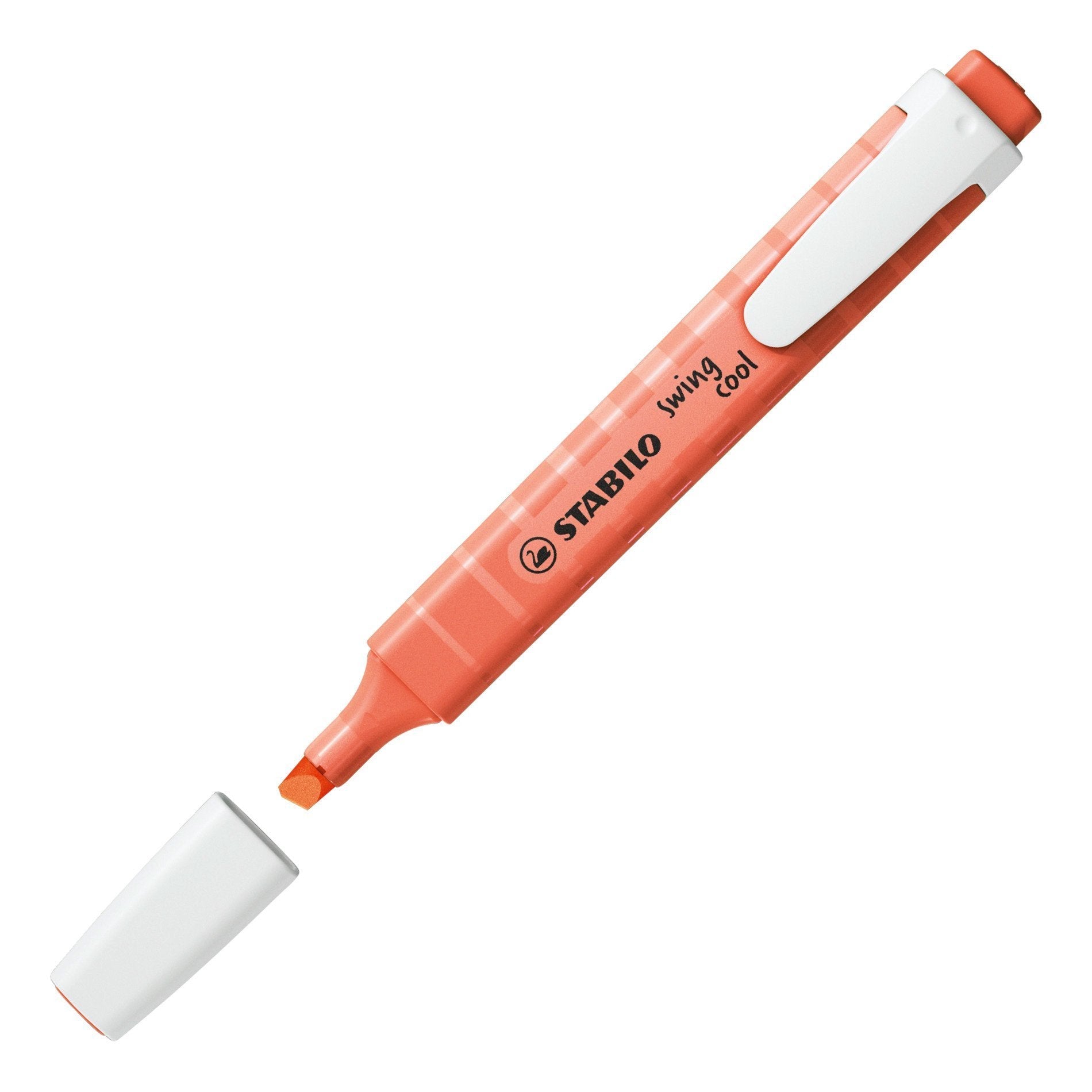 Stabilo Swing Cool Pastel Marcador Fluorescente Coral Meloso -10u-