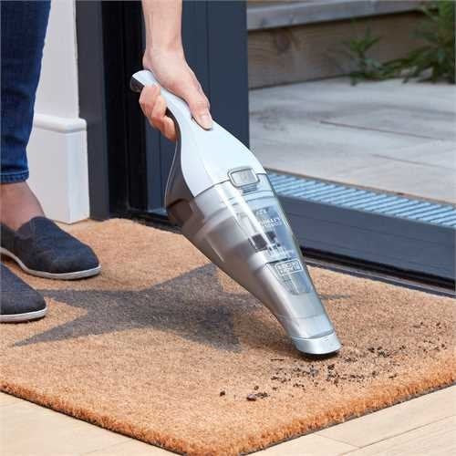 EAN 5035048698051 - Black & Decker NVC215W aspiradora de mano Azul, Gris Sin bolsa imagen 9