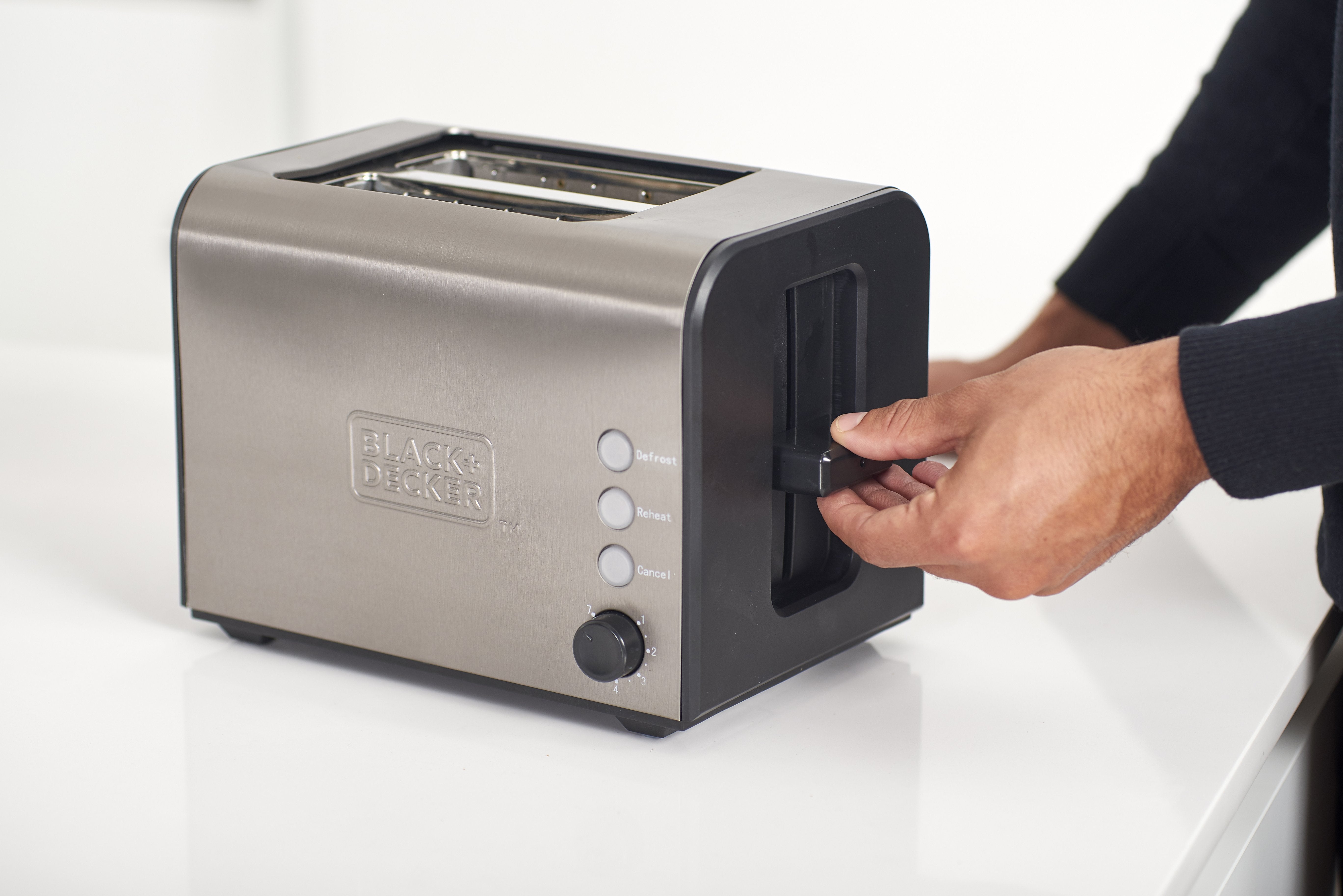 Black & Decker Toaster Bxto900e Grey 900 W