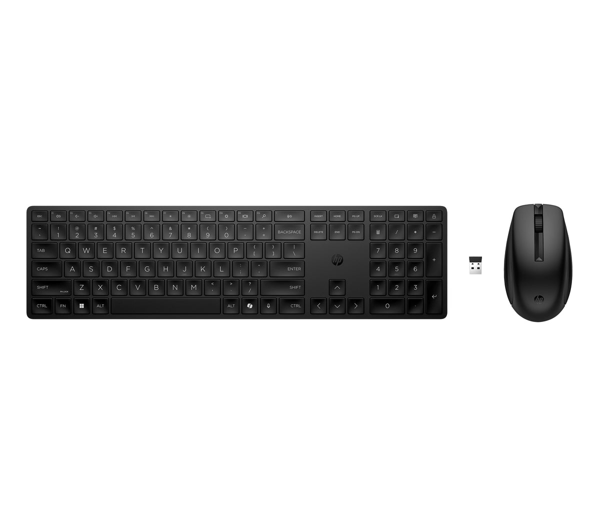 EAN 0196188141755 - HP 650 Wireless Keyboard and Mouse Combo Black teclado Ratón incluido Hogar RF inalámbrico Negro imagen 1
