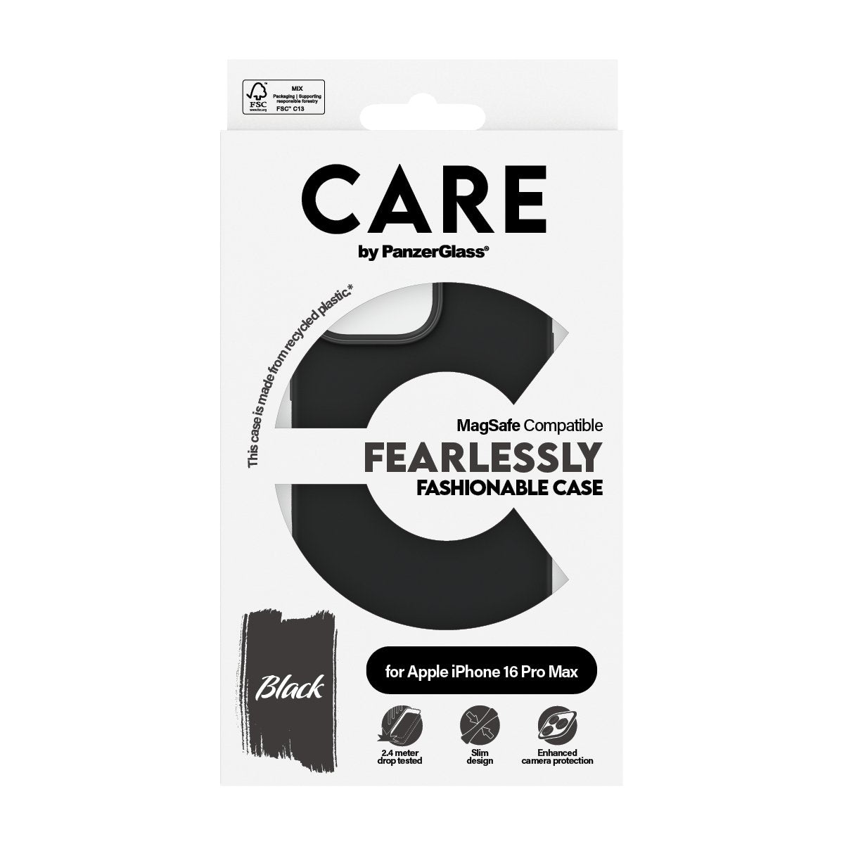 EAN 5715685004452 - PanzerGlass CARE™ by ® Case Black w. MagSafe iPhone 16 Pro Max funda para teléfono móvil Negro imagen 3