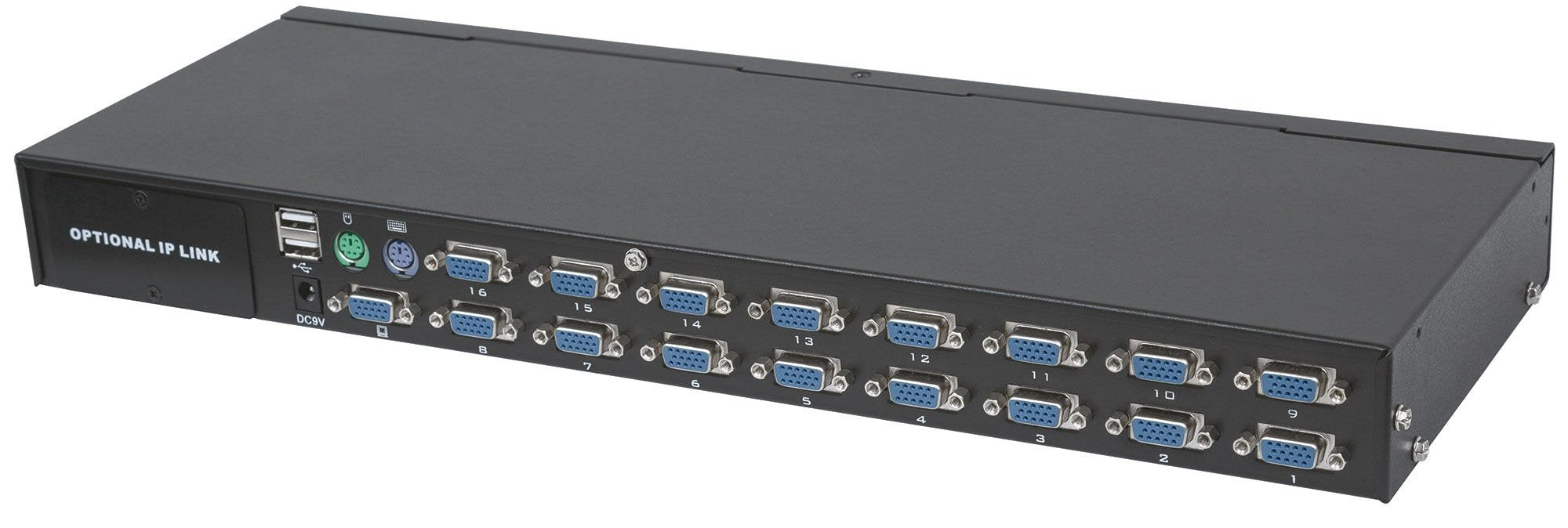 Intellinet Kvm Switch Ps2+Combo Usb 16-Port Rackmount    Sw