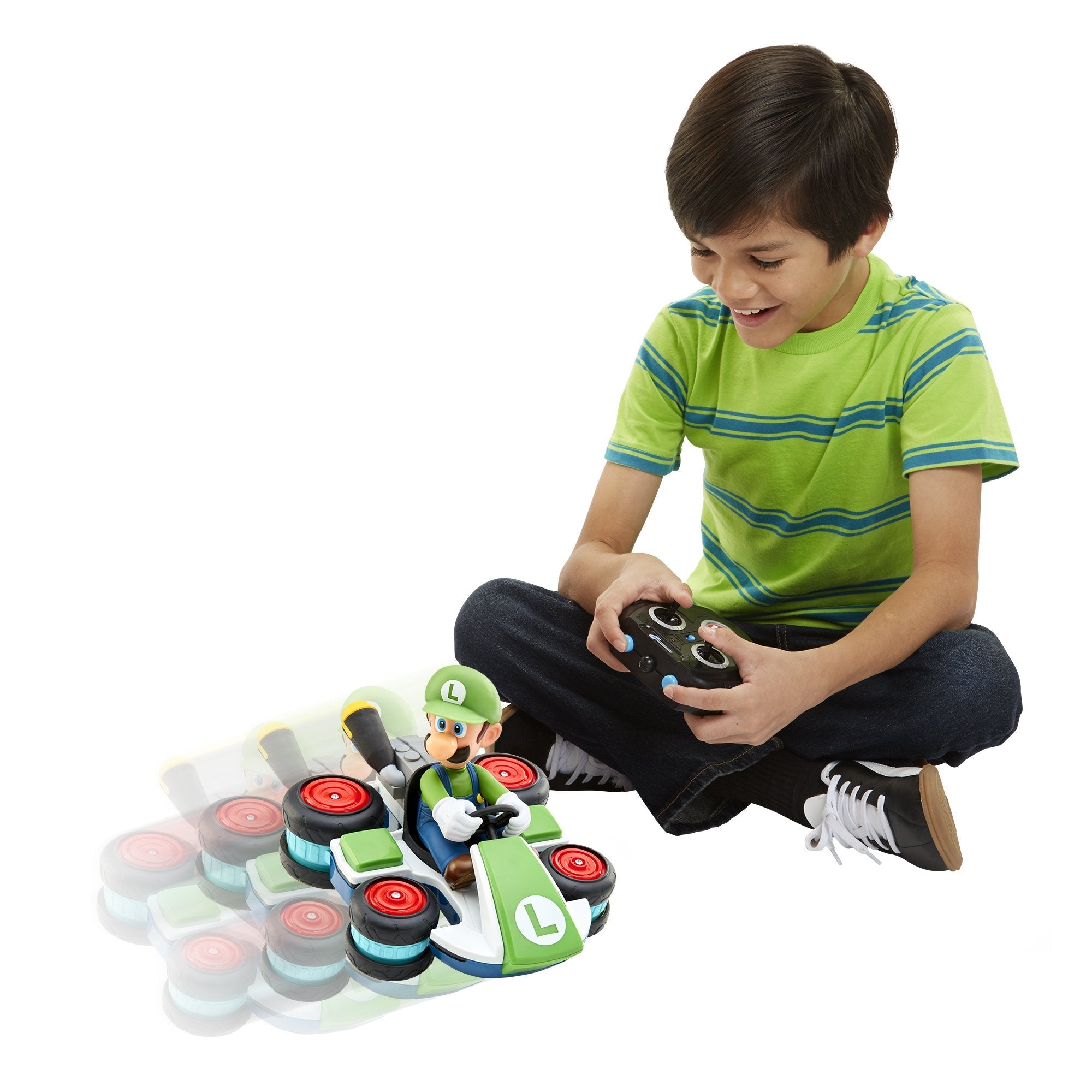 Coche Mini Rc Racer Luigi Mario Kart Nintendo Radio Control