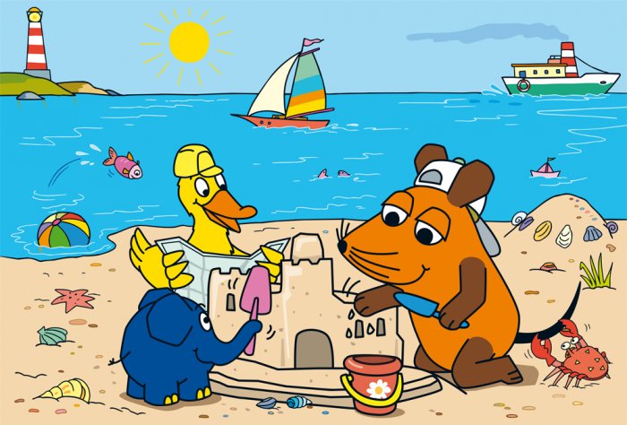 Puzzle Die Maus - Gute Freunde