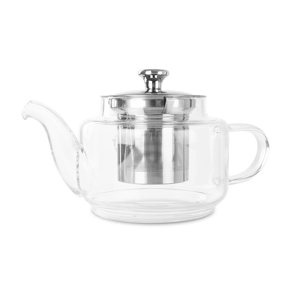 Tetera De Vidrio Orbegozo Ttc 700  Borosilicato - Resistente Al Calor - Filtro Y Tapa De Acero Inoxidable - Capacidad