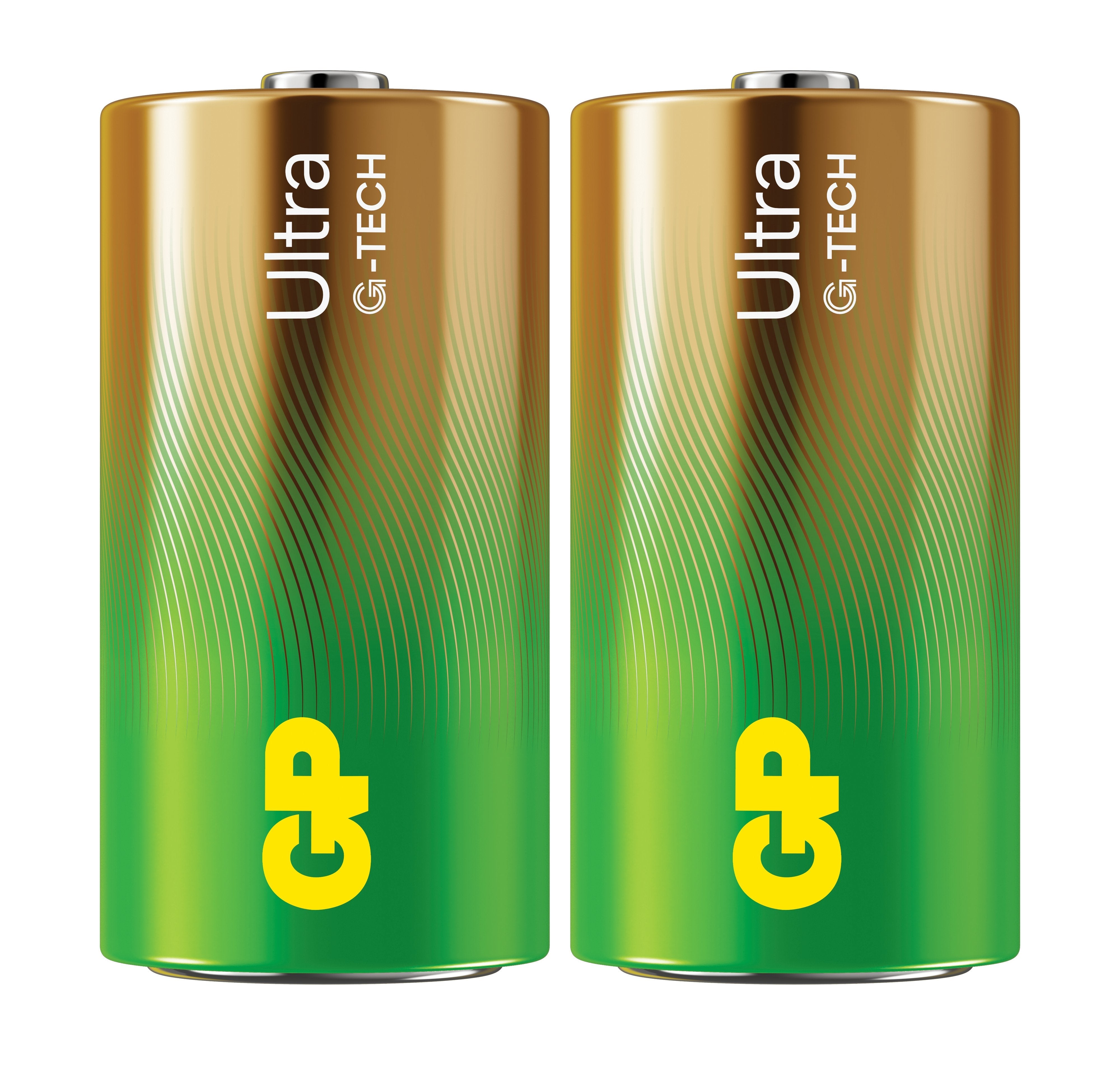 Gp Ultra Alkaline C/Lr14  Battery. 2-Pack