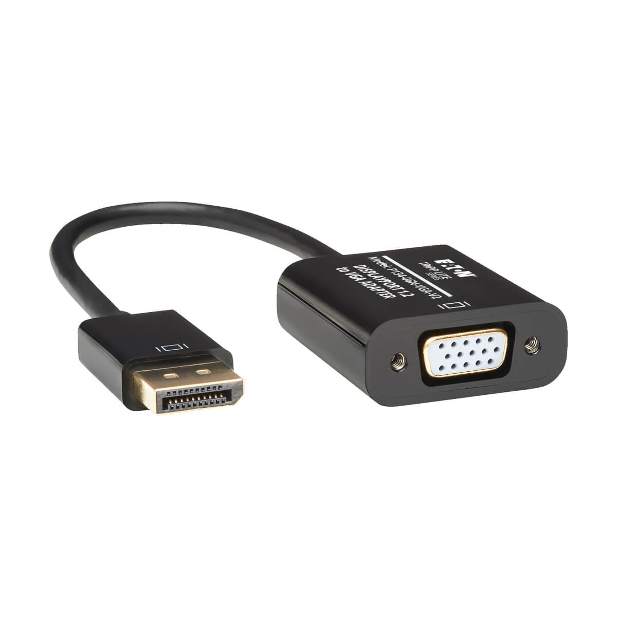 Tripp Lite P134-06n-Vga-V2 Adaptador De Cable De Vídeo 0,15 M Displayport Vga [Hd15] Negro (15.24cm Displayport1.2 Vga Act)