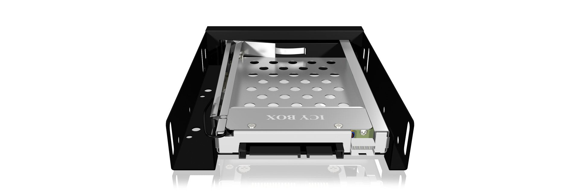 EAN 4250078185543 - ICY BOX IB-2216StS 8,89 cm (3.5") Bandeja para disco duro Negro imagen 3