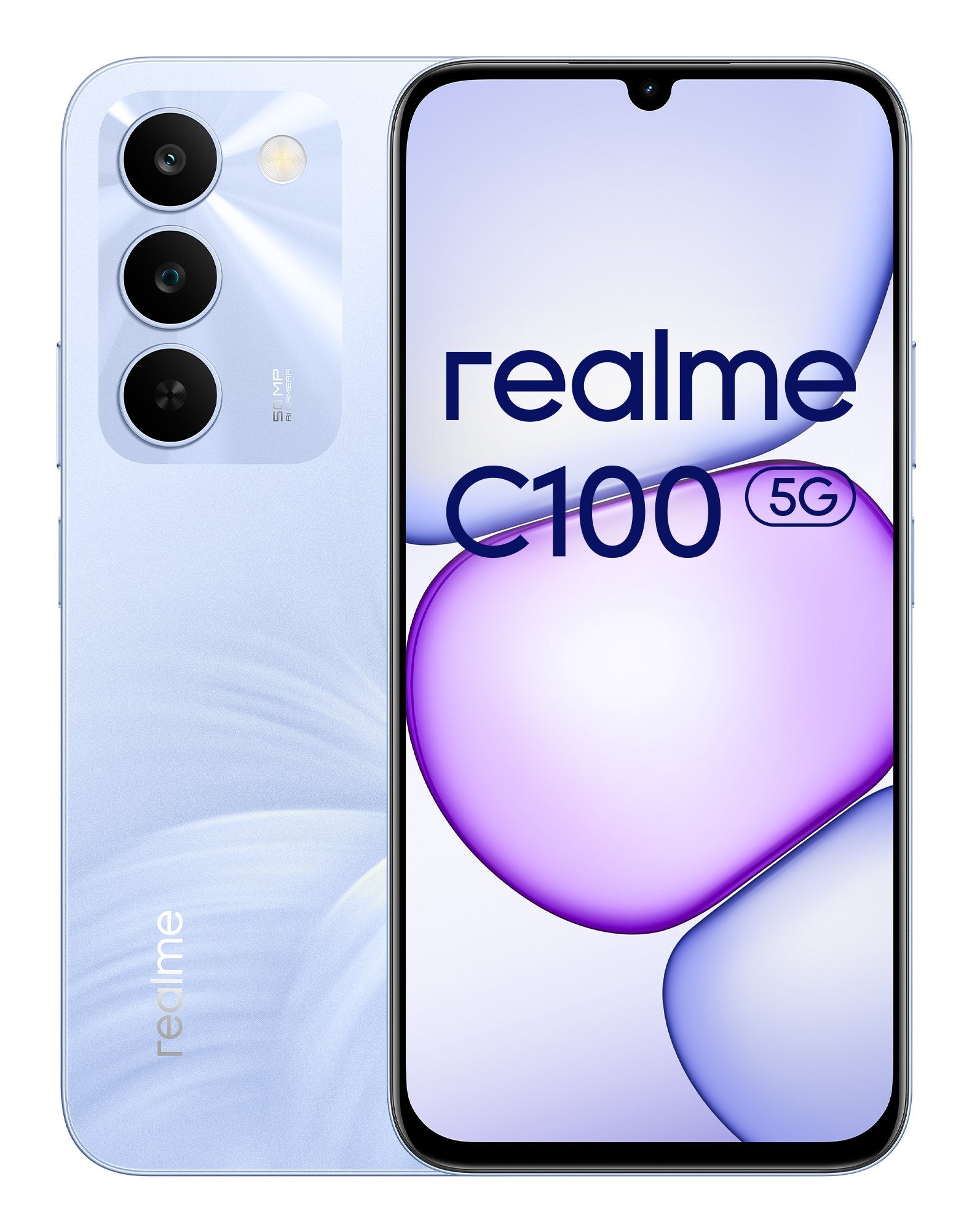 EAN 6941764486256 - realme C100 5G 17,3 cm (6.8") SIM doble Android 16.0 USB Tipo C 4 GB 256 GB 6600 mAh Púrpura imagen 5