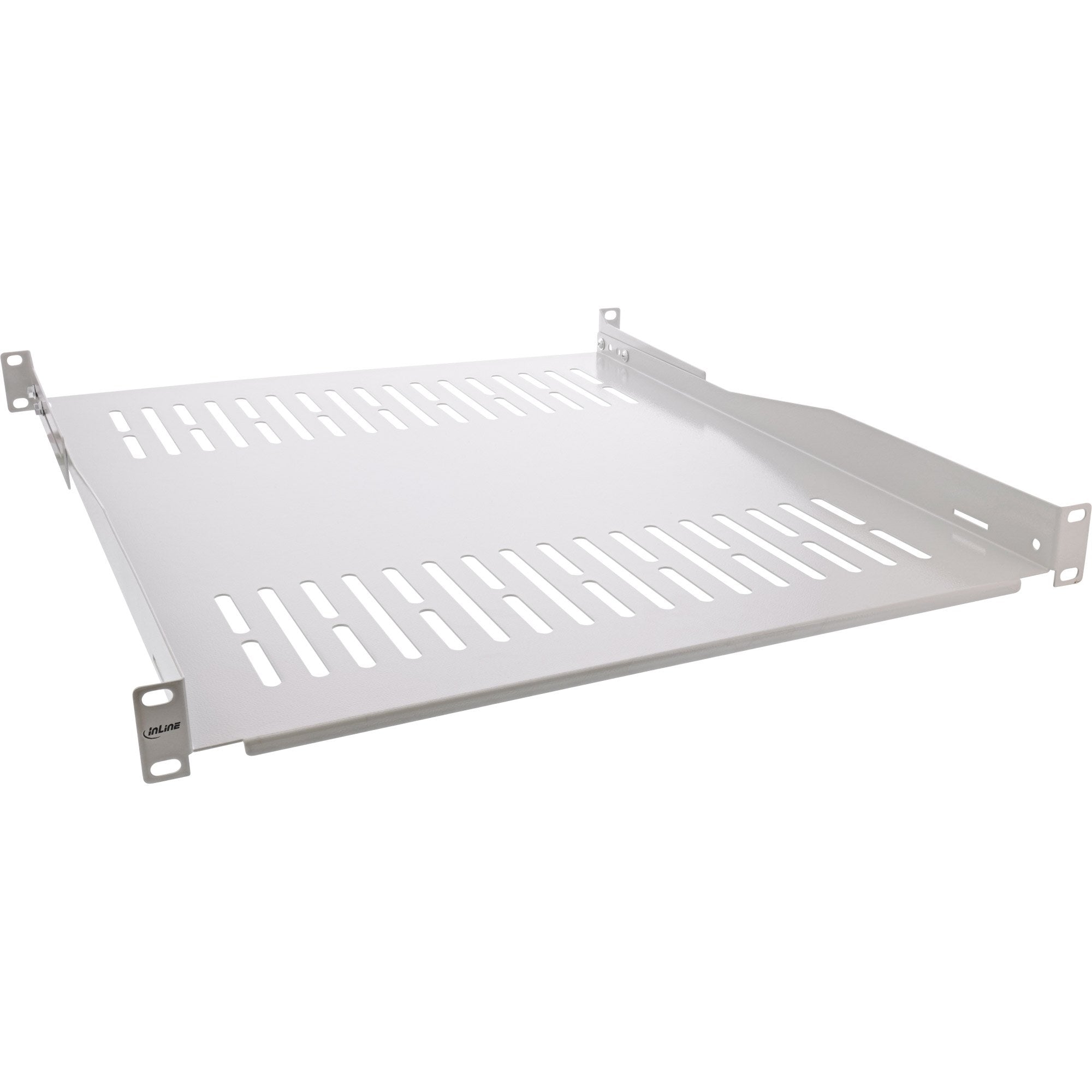Inline® 19" Shelf, 550mm, 50kg, 1u, Ral 7035 Gris