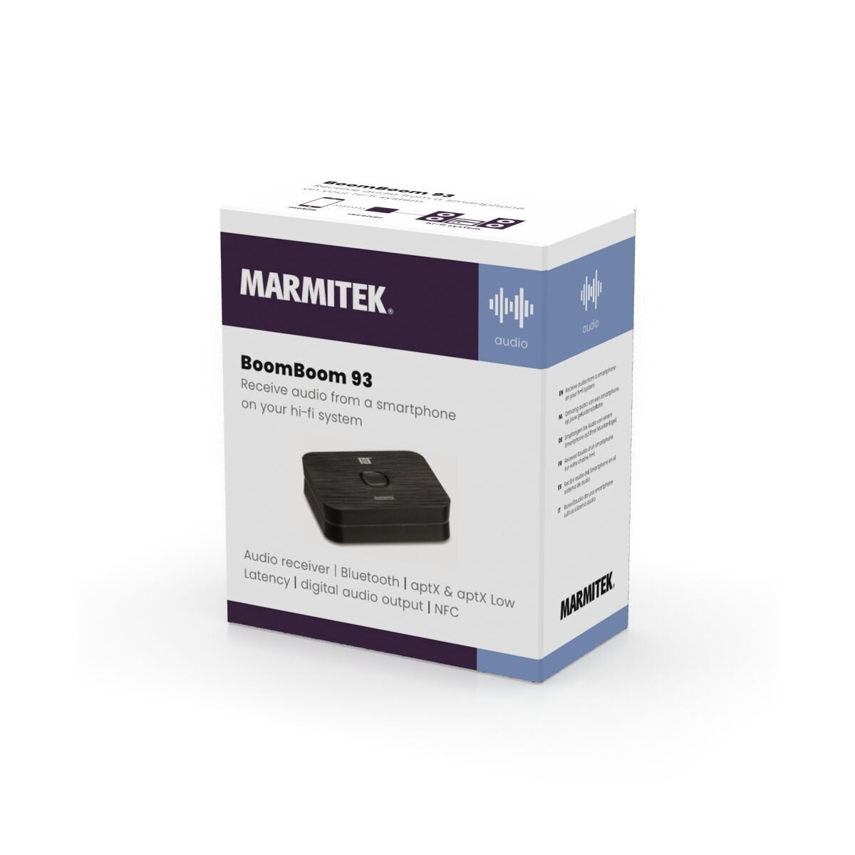 EAN 8718164533129 - Marmitek 25008312 receptor de audio bluetooth 30 m Negro imagen 11