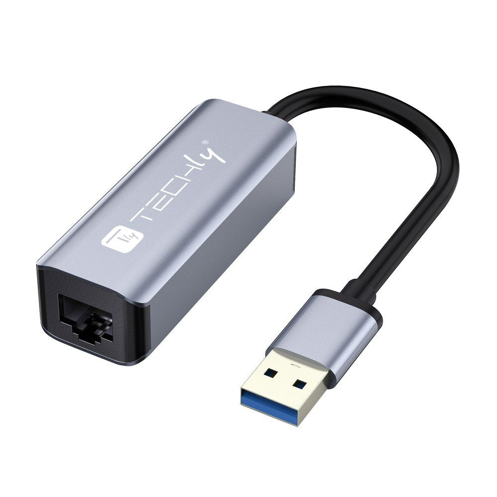 Techly Idata Usb-Etgiga-Aa Adaptador/Tarjeta De Red Usb-A 3.0 A Rj45 Gigabit