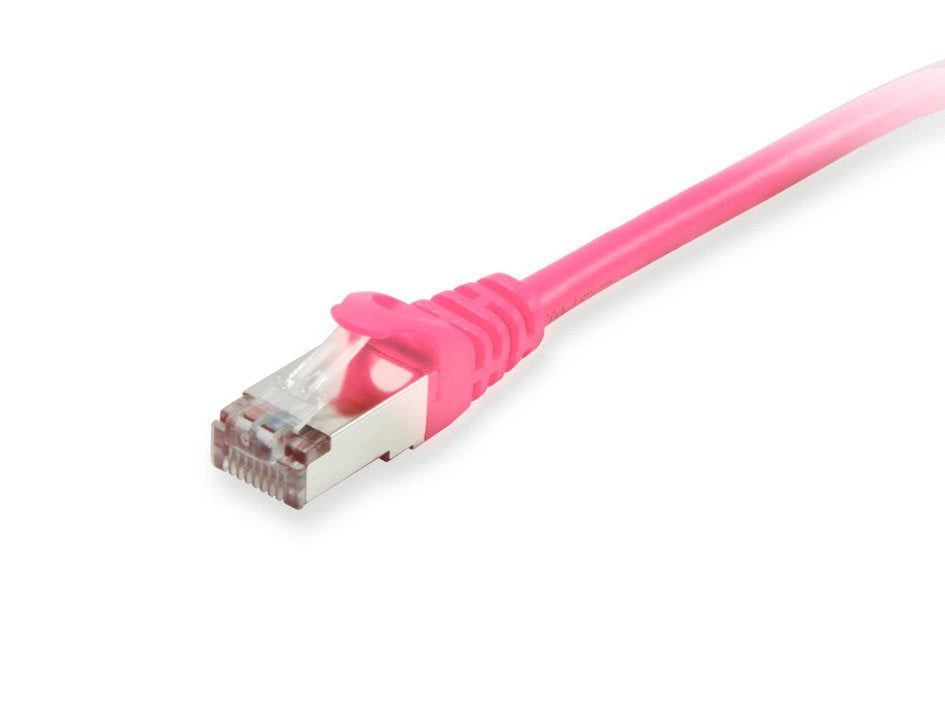 Equip Cable De Red Cat6 (Lszh) S/Ftp (S-Stp) 0.25m Rosa  605583