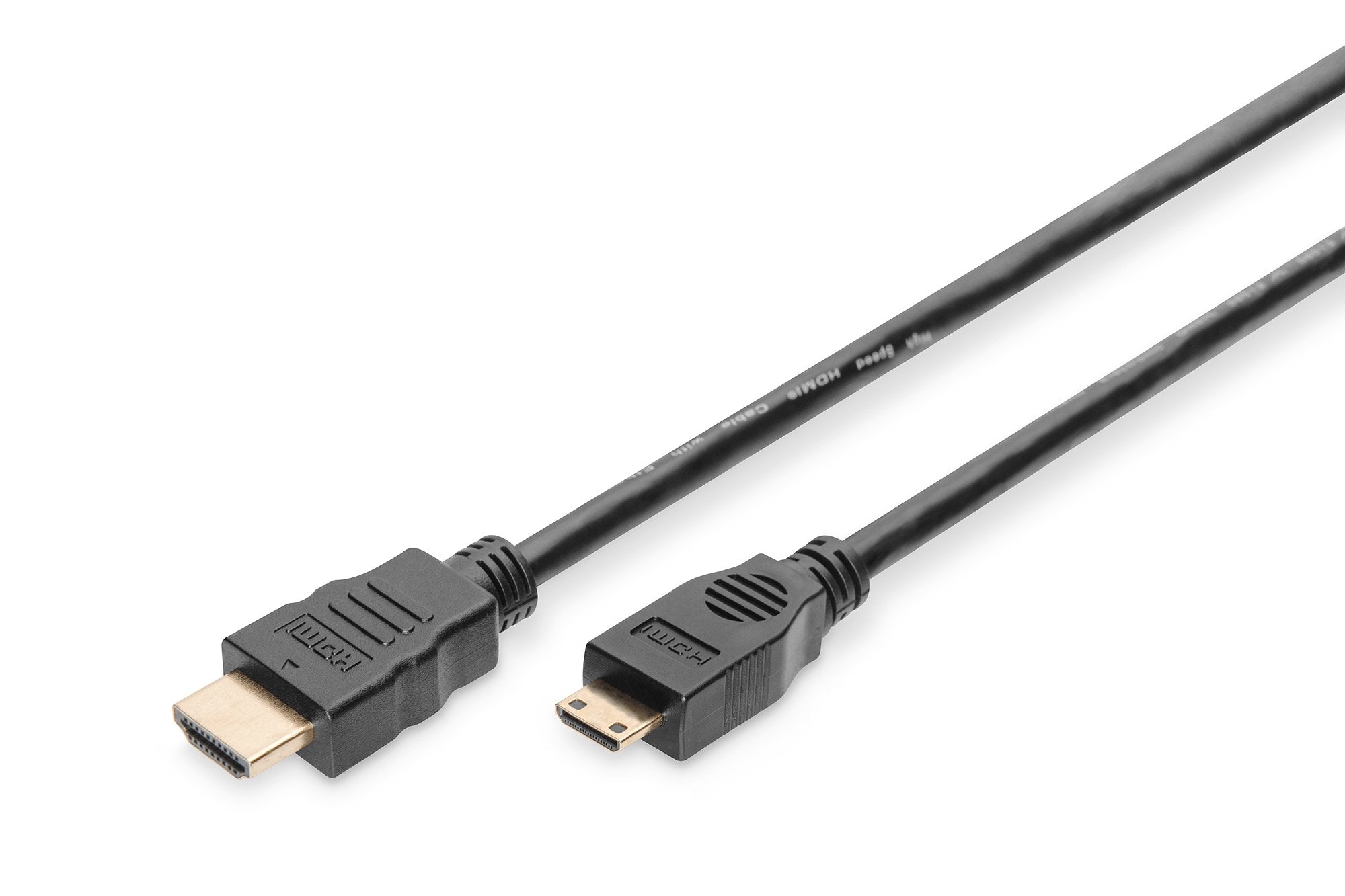 Assmann Hdmi 1.3 Highspeed Connection Cable Hdmi A M /Minihdmi C M 3m Black