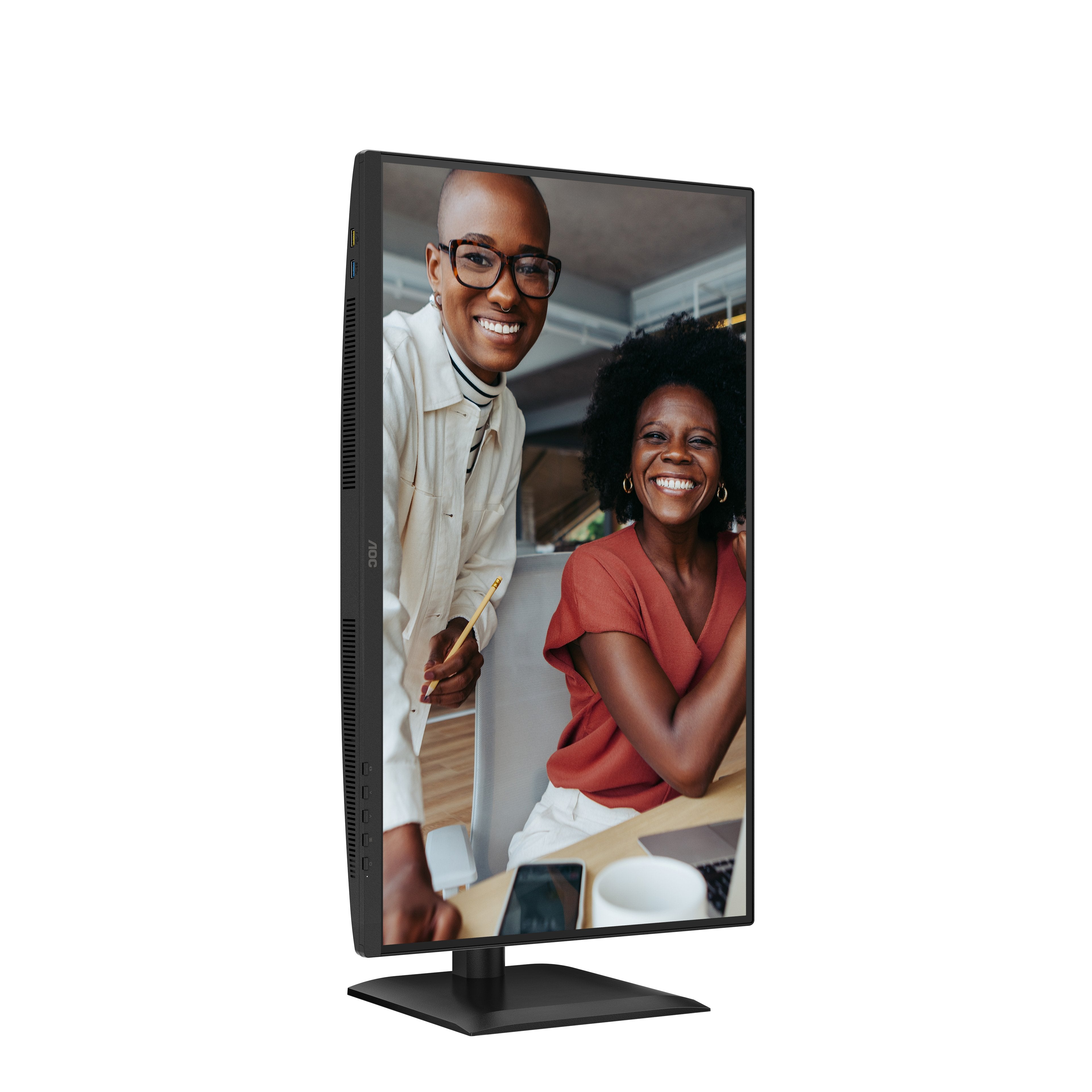 EAN 4038986182805 - AOC 27E4CV pantalla para PC 68,6 cm (27") 1920 x 1080 Pixeles Full HD LED Negro imagen 12