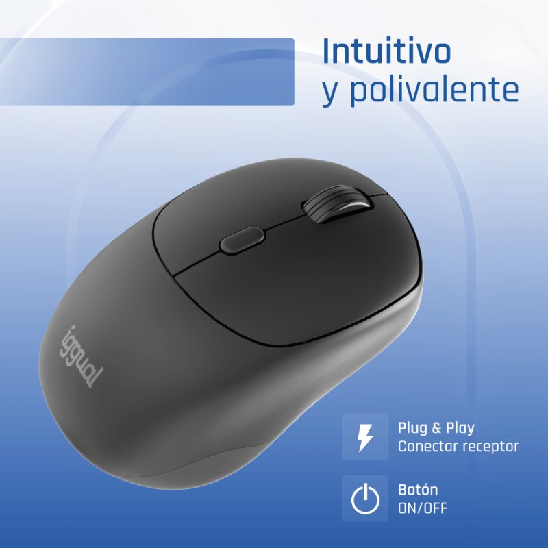 Ratón Inalámbrico Nano-Office-6d 1600dpi