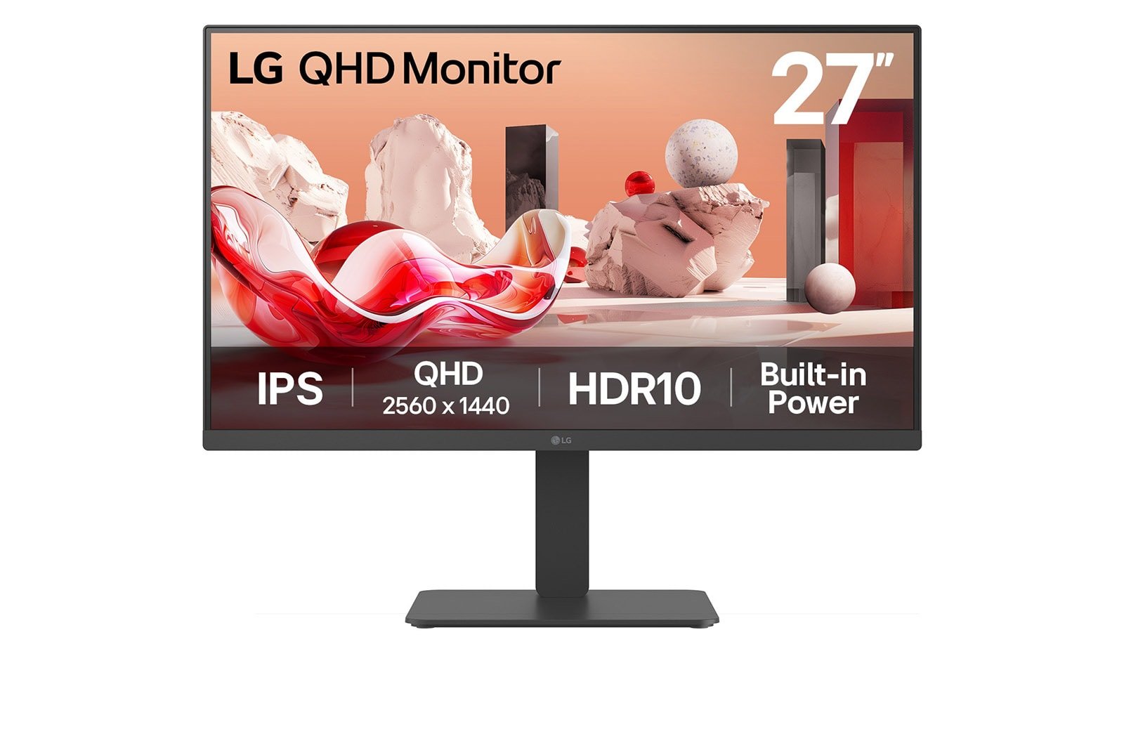 Y Lg Lcd 27ba45qb-B 27" Black Usb-C, Kvm, Daisy Chain
