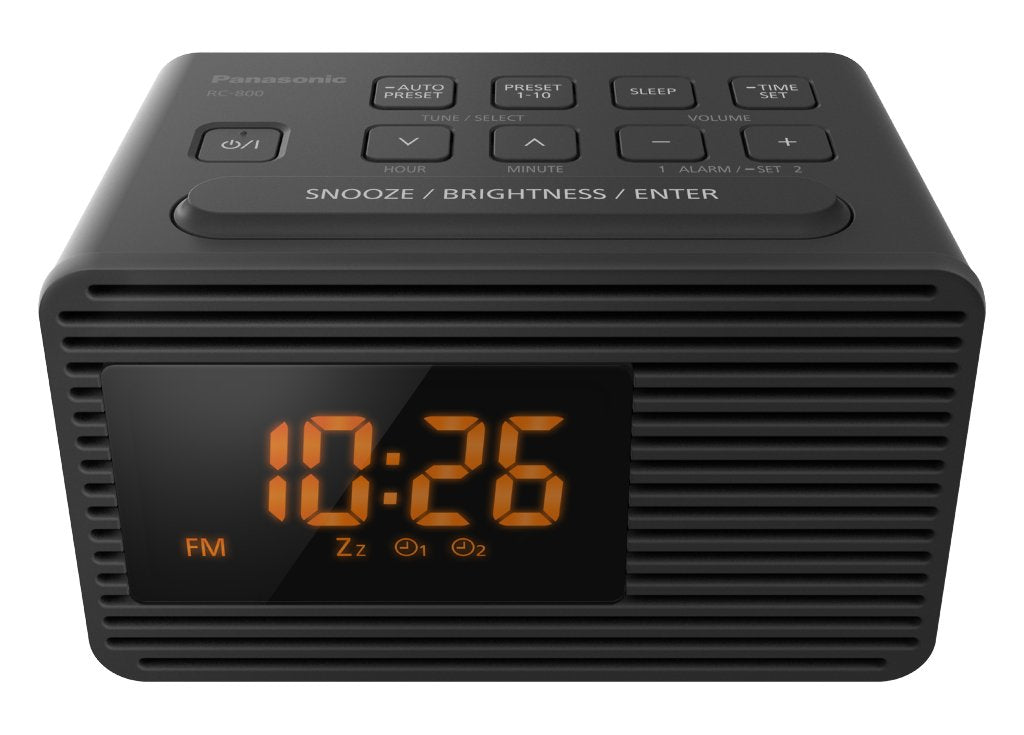 Radio Panasonic Rc-800eg-K  Reloj Negro