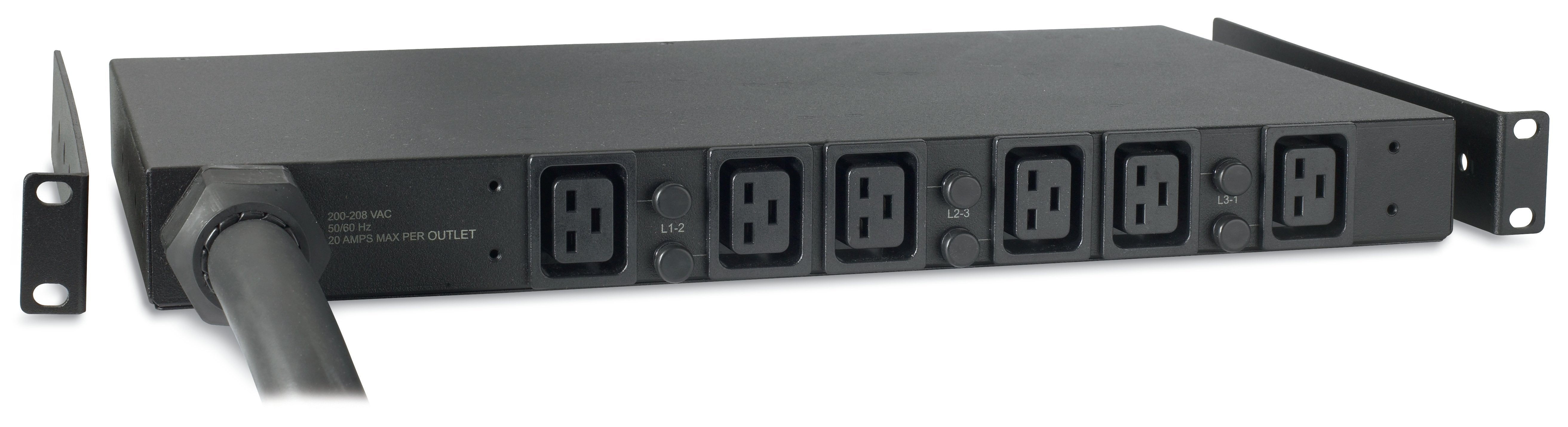Apc Basic Rack Pdu Ap7526 Unidad De Distribución De Energía (Pdu) 6 Salidas Ac 1u Negro