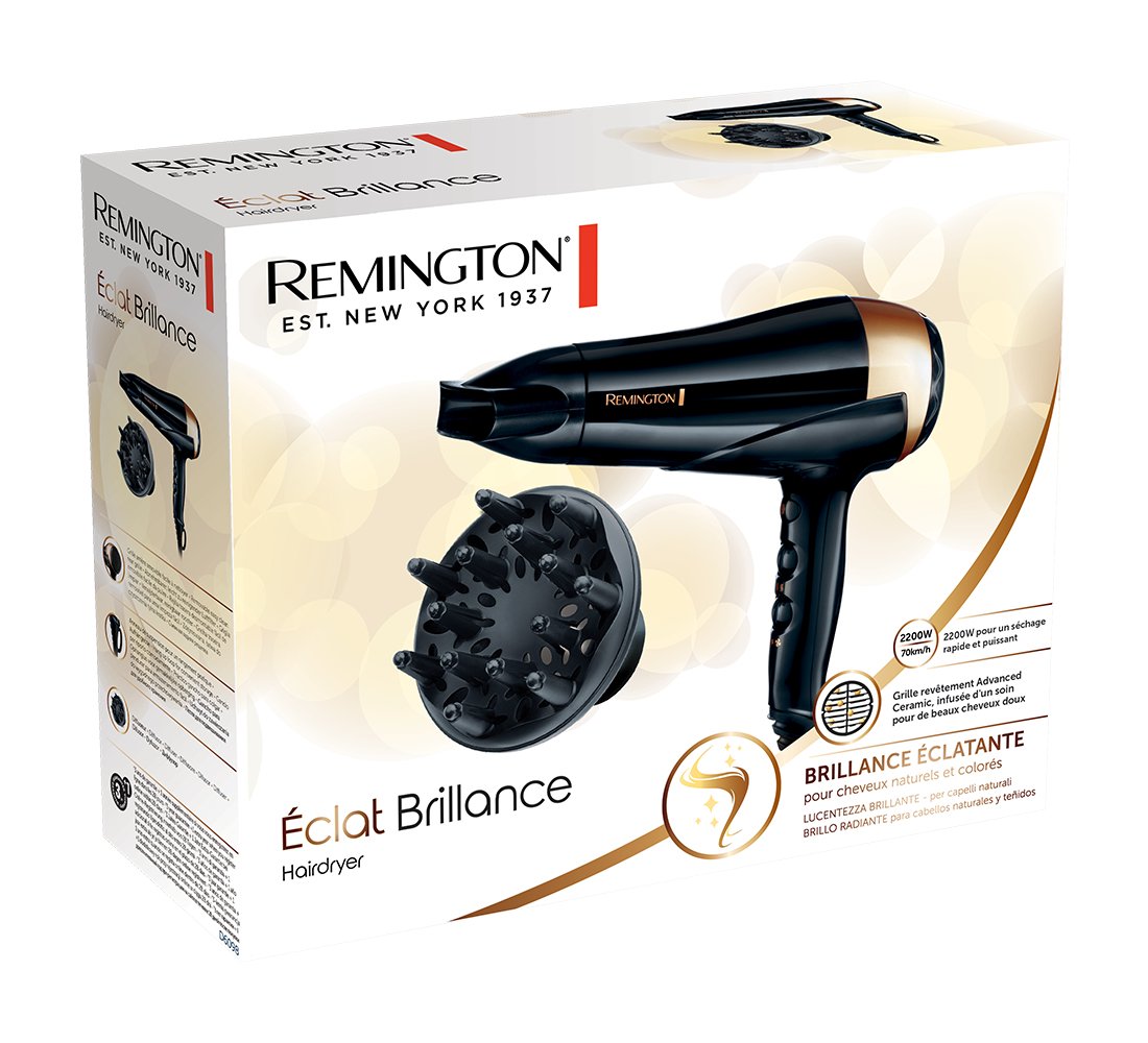 Remington Eclat Brillance Hairdryer  D6098 2200w Ionic