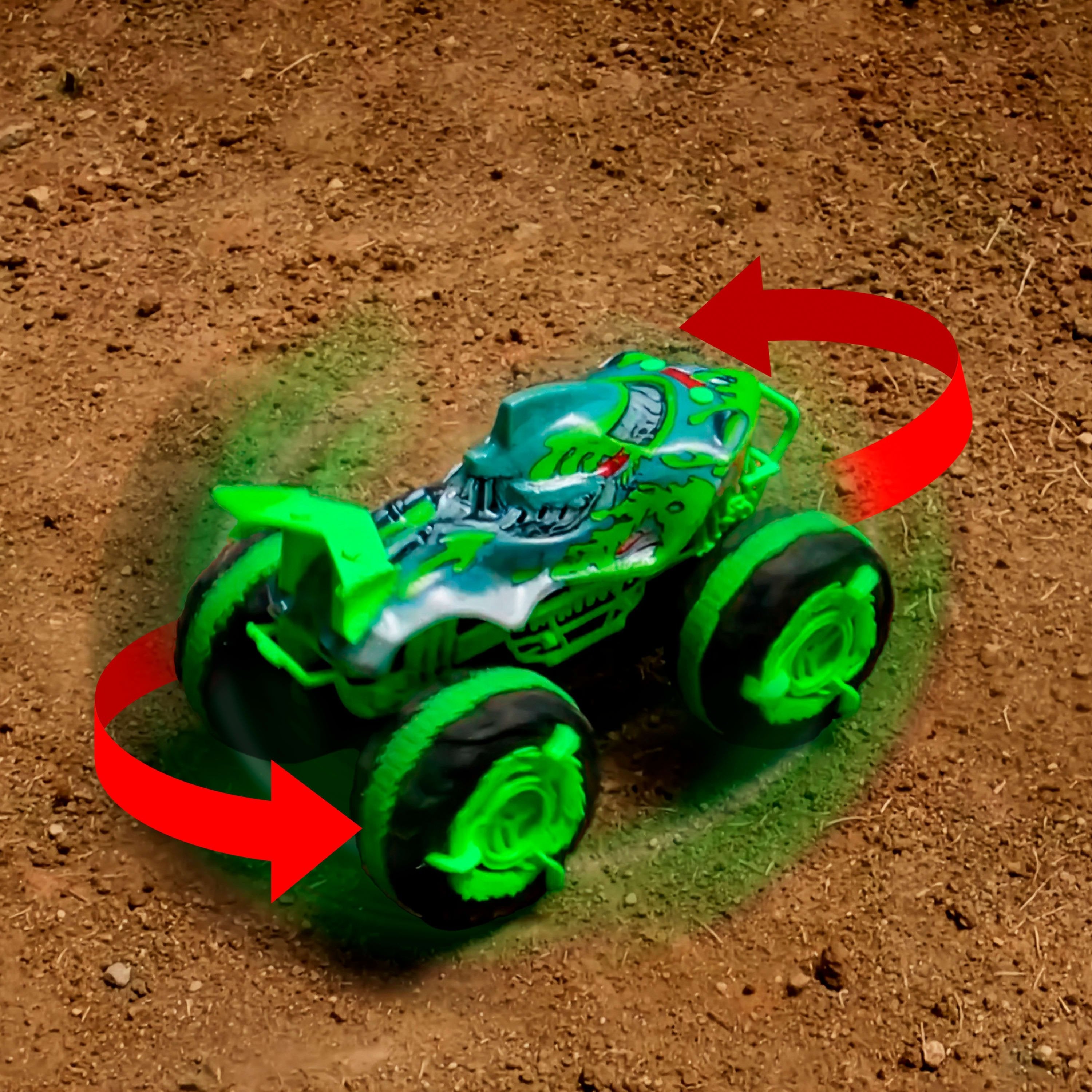 Coche Todoterreno Radio Control Mutant Chaos Monster Trucks Hot Wheels