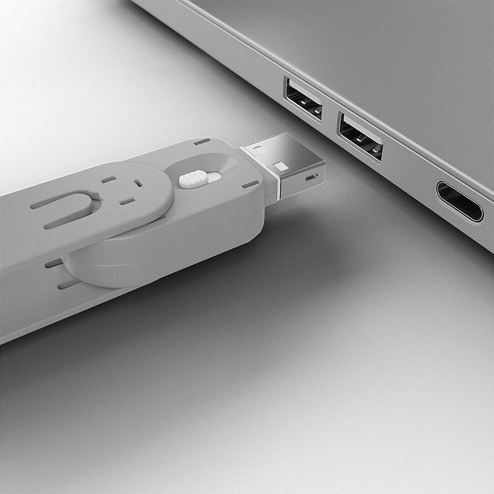 Lindy 40454 Bloqueador De Puerto + Clave Usb Tipo A Blanco 5 Pieza(S)